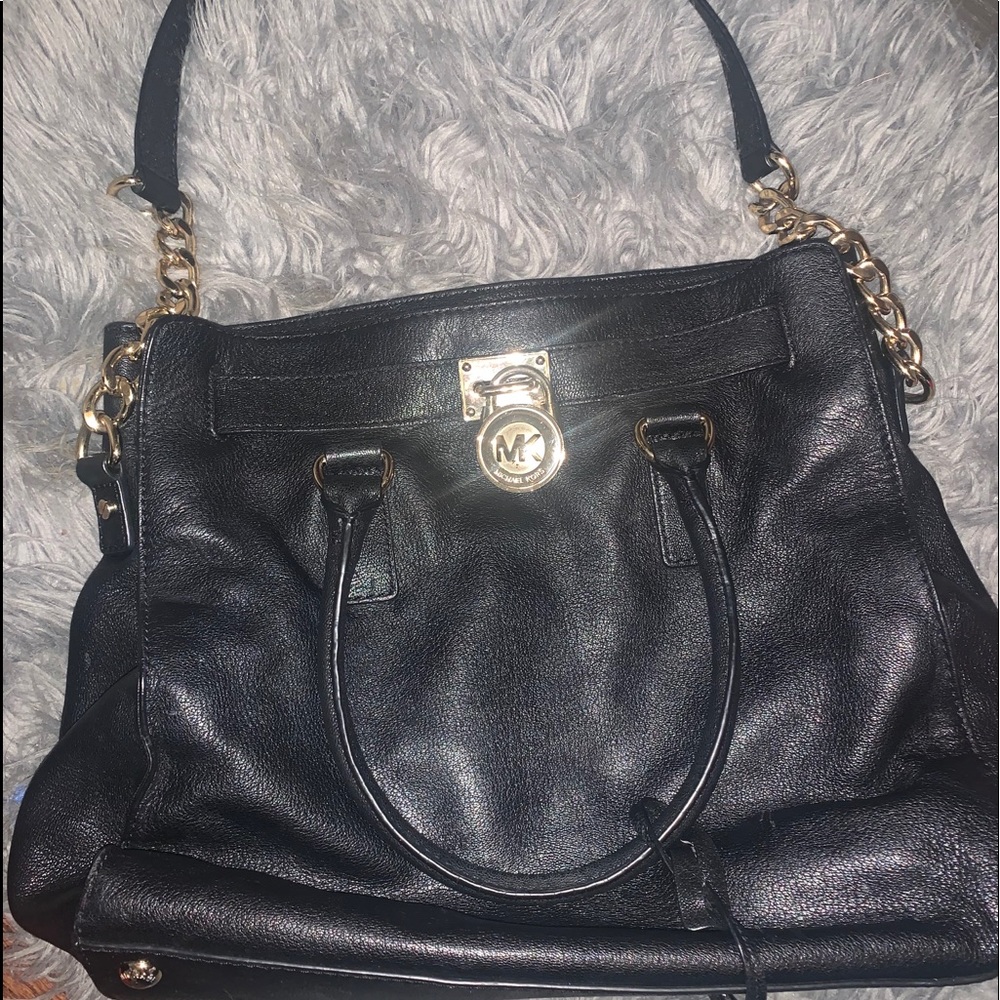 Michael Kors Black Leather Purse